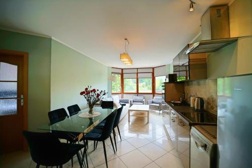 Kuchyňa alebo kuchynka v ubytovaní Apartamenty EverySky - Skalna 32