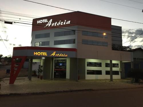 O edifício onde o hotel está situado