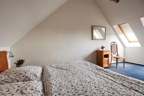 Una cama o camas en una habitación de InneSchün
