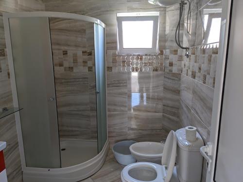 Koupelna v ubytování Apartments BEA