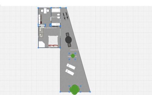 a floor plan of a parking lot at SirmioneRooms in Sirmione
