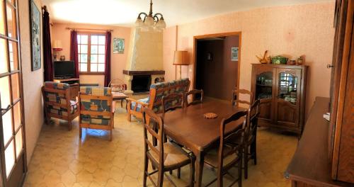 Χώρος καθιστικού στο La maison des Albères