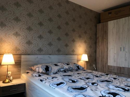Katil atau katil-katil dalam bilik di Къща за гости, Guesthouse GOTINOTO