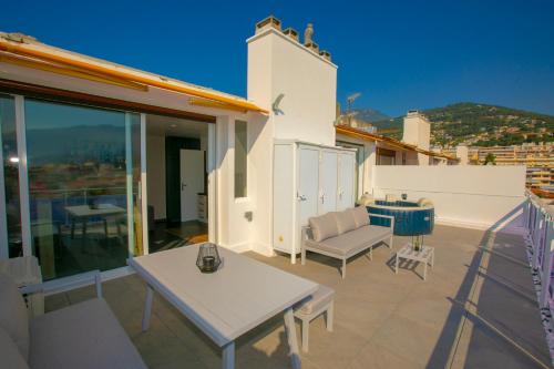 Balkón nebo terasa v ubytování Castiello B&B