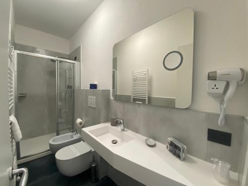 Koupelna v ubytování Hotel La Fontana