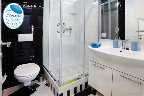Phòng tắm tại Zana Luxury Studios Split center