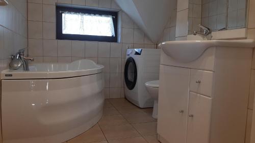 A bathroom at Chata Górska Sowa dla 12 osób, 4 sypialnie,salon z kominkiem