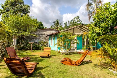 Kebun di luar Cabañas Los Almendros