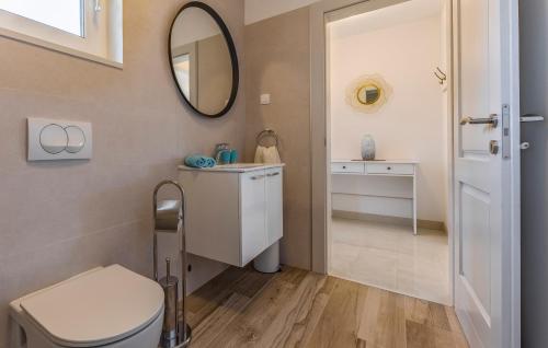 Koupelna v ubytování Apartman Leon