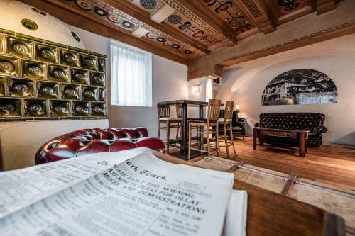 Un lugar para sentarse en Hotel Ravelli Luxury Spa