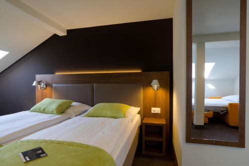 Campanile Martignyにあるベッド