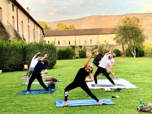 Hostia v ubytovaní Casette rosse nel borgo medievale di Fossanova