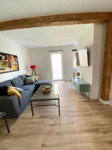 Ruang duduk di Apartamentos Sun si Moon