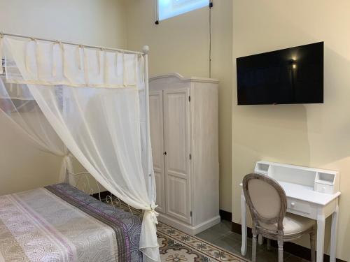 TV a/nebo společenská místnost v ubytování Piazza Fontana Luxury