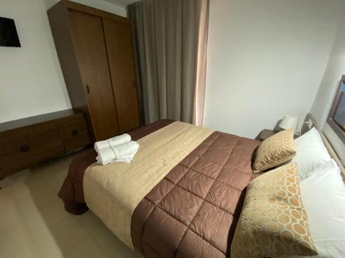 Katil atau katil-katil dalam bilik di Apartamentos AR Isern
