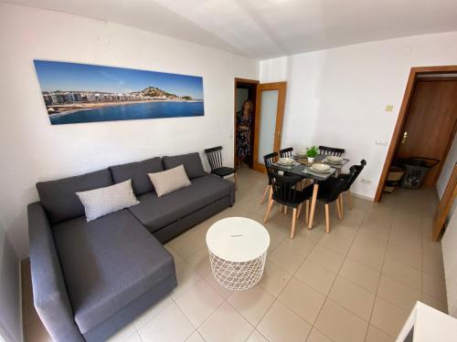 Ruang duduk di Apartamentos AR Isern