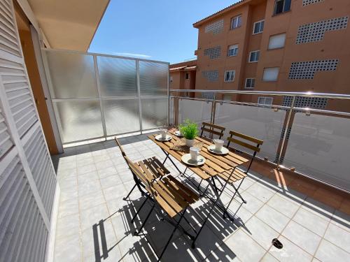 Balkoni atau teres di Apartamentos AR Isern