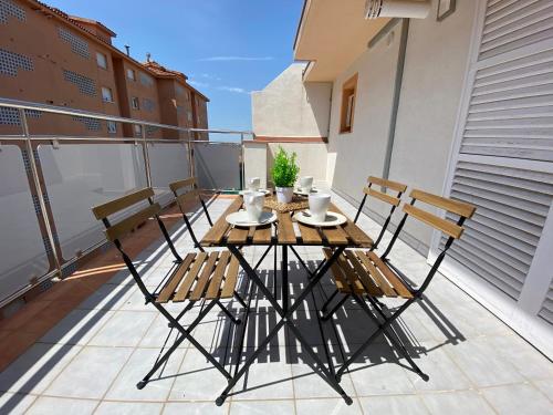 Balkoni atau teres di Apartamentos AR Isern