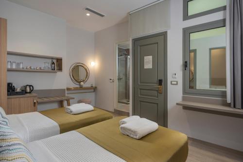 Katil atau katil-katil dalam bilik di Plaza 1866 Superior City Rooms