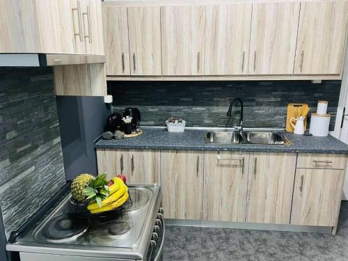 Kjøkken eller kjøkkenkrok på Comfortbnb -Sabbia Calda 8