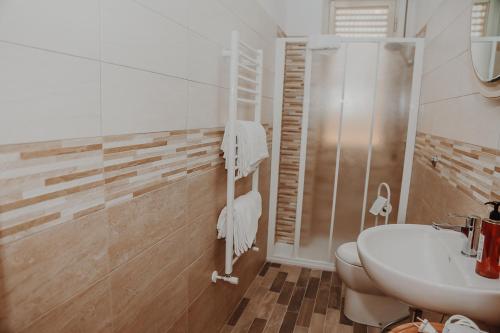 Koupelna v ubytování Lampada di Aladino