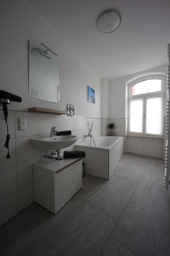 Kuchyň nebo kuchyňský kout v ubytování Eat and Stay