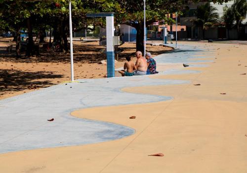 Hosté ubytování Ótimo apartamento na Praia dos Castelhanos com Wi-Fi