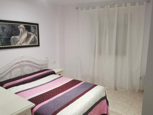 Postel nebo postele na pokoji v ubytování Apartamentos avda juan Carlos