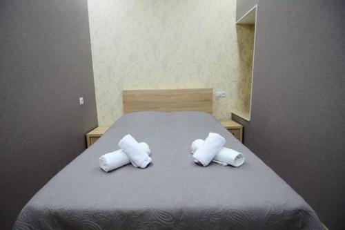 Postel nebo postele na pokoji v ubytování МИХАИЛ 1