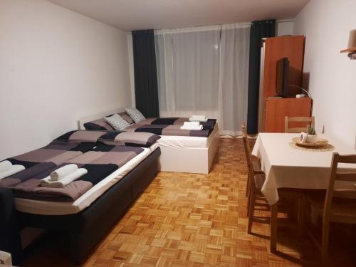 Cama o camas de una habitación en Alpine Relax Bovec