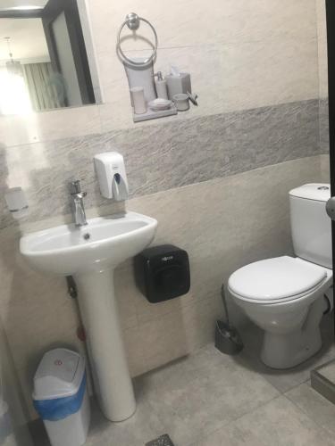 Koupelna v ubytování Guesthouse Data