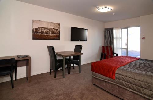 Postel nebo postele na pokoji v ubytování Lincoln Motel
