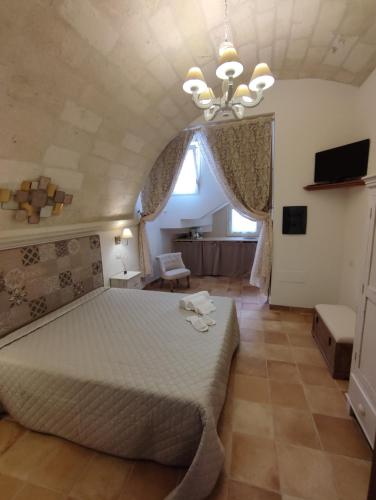 Cama o camas de una habitación en Il vecchio frantoio