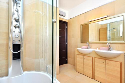 Koupelna v ubytování Luxury Apartment Spasio