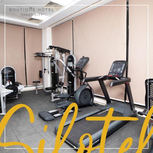 Fitness centrum a/nebo fitness zařízení v ubytování Silotel - Boutique Hotel , Sadat City