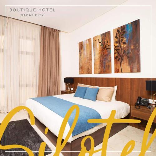 Postel nebo postele na pokoji v ubytování Silotel - Boutique Hotel , Sadat City