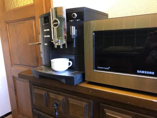 Kuchyň nebo kuchyňský kout v ubytování Appartement Waidmannsheil mit schöner Aussicht