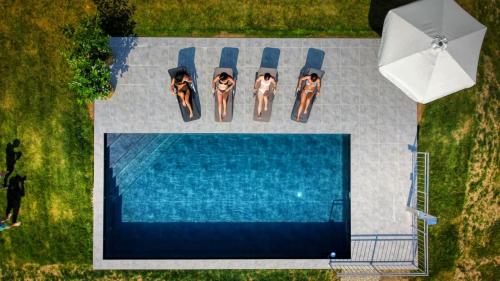Der Swimmingpool an oder in der Nähe von Steirerloft
