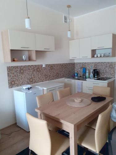 Dapur atau dapur kecil di Apartament Perła Bałtyku