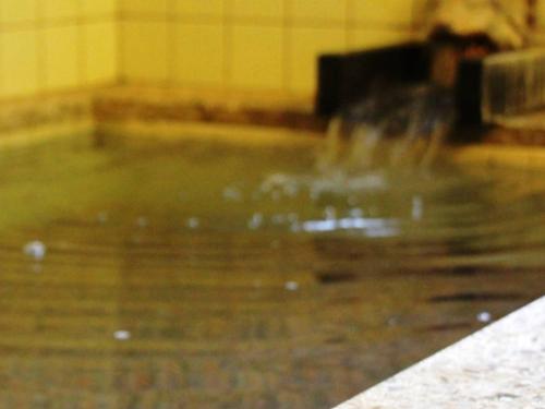 a pool of water in a room at Oyado Fubuki in Nozawa Onsen