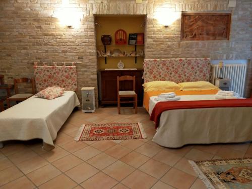 Кровать или кровати в номере A Casa Di Pici
