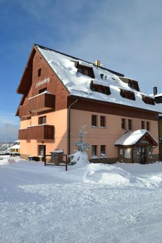 Schneeberg Apartmany v zimě