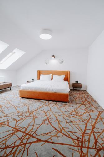 Ένα ή περισσότερα κρεβάτια σε δωμάτιο στο Hotel Selena Family Resort