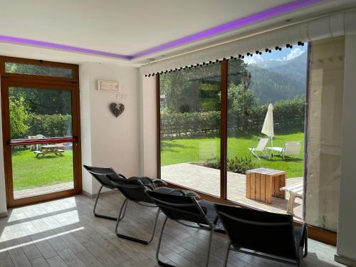 Jardin de l'établissement Hotel Miravalle