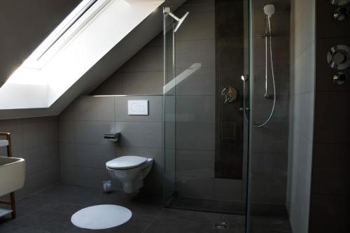 Alpenblick 3 في Lindau-Bodolz: حمام به شطاف و مرحاض و منور