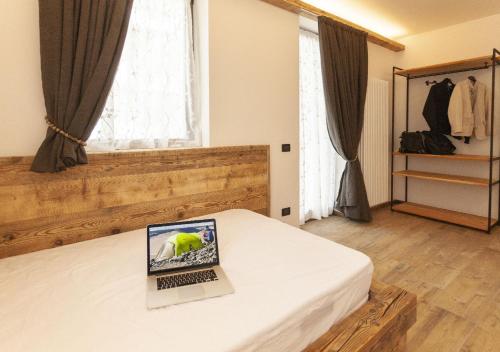 Televisyen dan/atau pusat hiburan di Bed and Breakfast La Coa