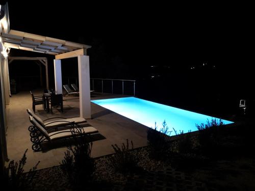 Bazén v ubytování Sunset Sea View Villa 2 nebo v jeho okolí