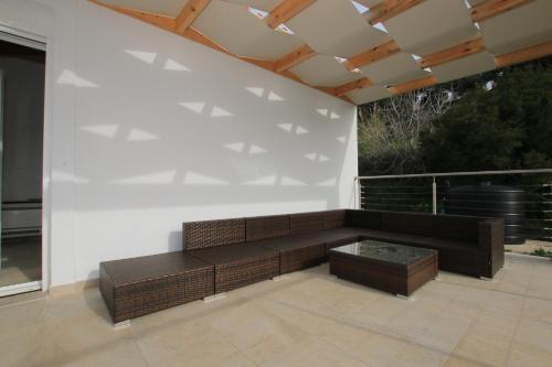 Χώρος καθιστικού στο Sunset Sea View Villa 5