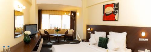 Katil atau katil-katil dalam bilik di Hotel Terra Balneo