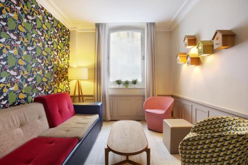 Ruang duduk di Hotel Berne Opera